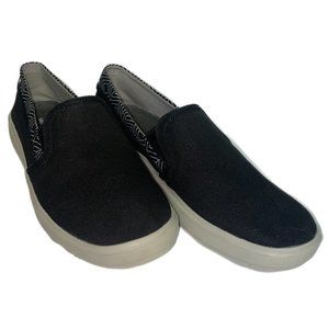 Merrell Performance Footwear Black Canvas slip On 'Around Town City' Moc Shoe